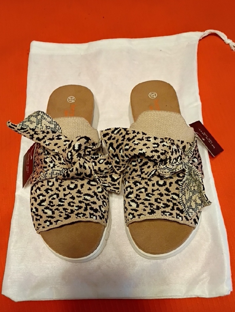 bernie mev. Freesia Slide Sandals With Venti Twisted Bow